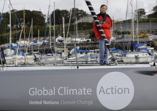Greta Thunberg will set sail from Plymouth and head across the Atlantic to UN Summits in the US and Chile. Credit: Picture-alliance/AP Photo/K. Wigglesworth